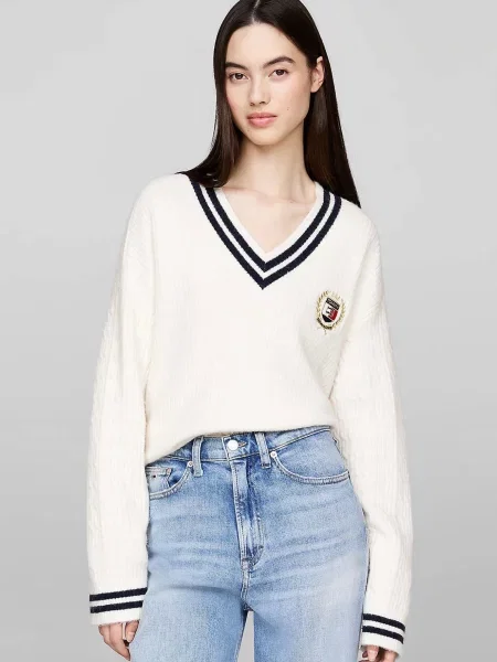 Светр Tommy Jeans білий