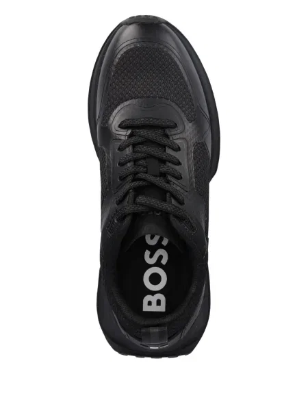 Sneakerși Boss plasă negru