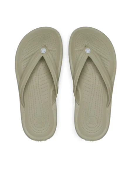 Papuci Crocs bej