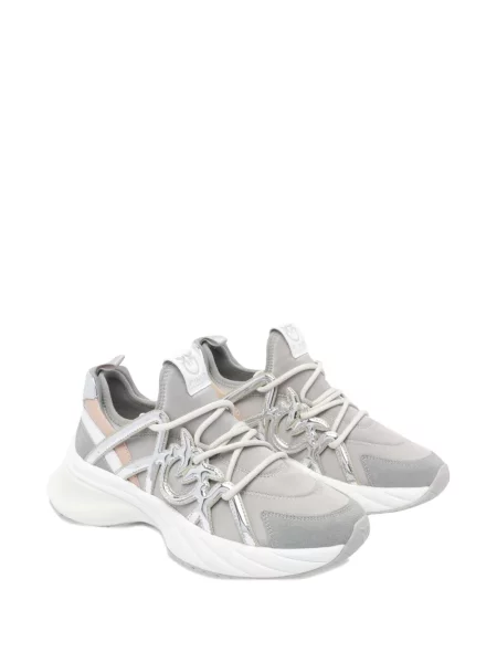 Маратонки Pinko с връзки с дантела сиво