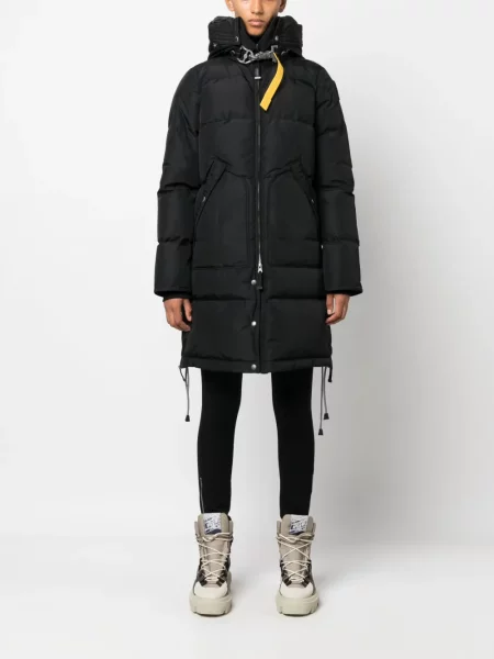 Ilgas pūkinė striukė Parajumpers juoda