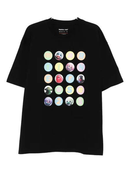 Tričko Martine Rose s potiskem černé