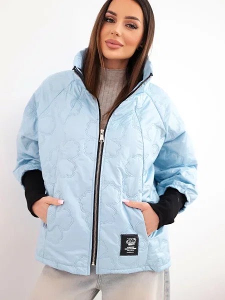 Geacă Kesi Włoski matlasată negru