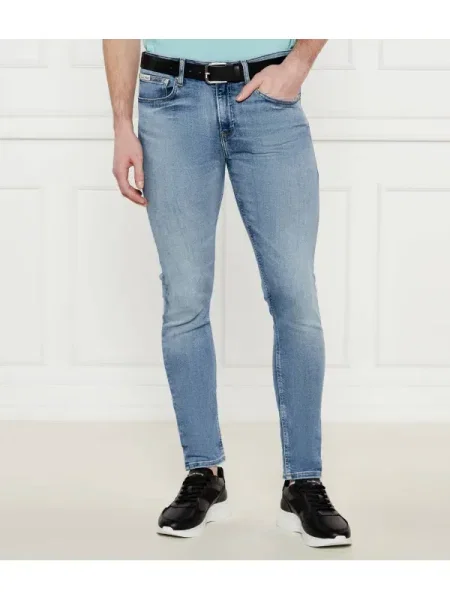 Calvin Klein Jeans Blugi SKINNY albastru