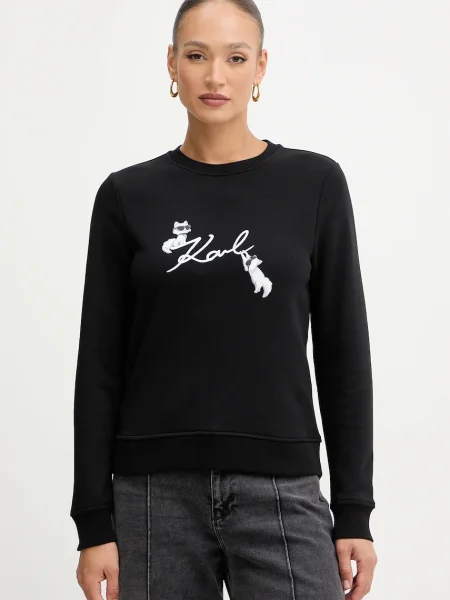 KARL LAGERFELD Bluză negru