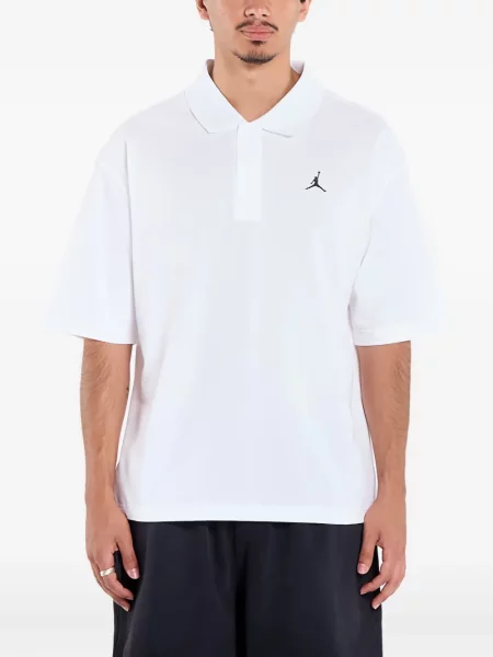 Polo Jordan cu imagine alb