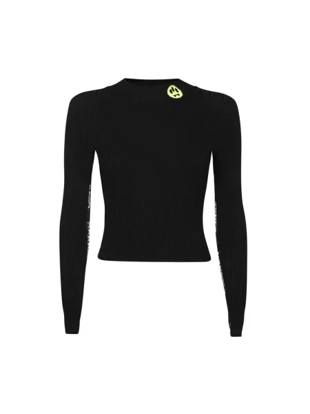 Sweter Barrow z logo czarny