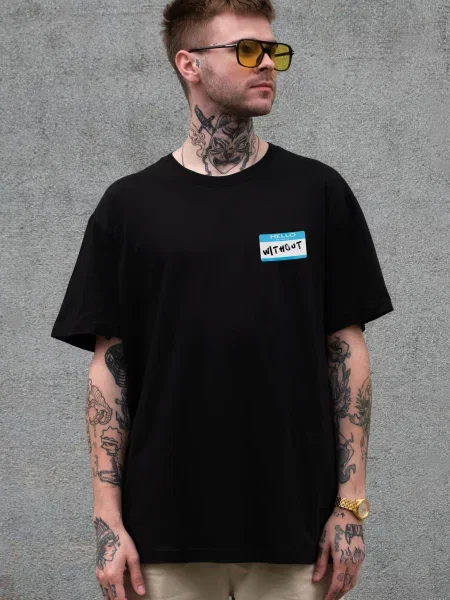 Футболка Without черная