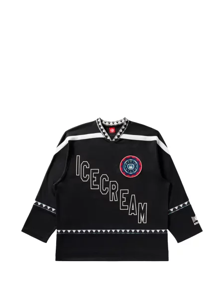 Тениска Icecream от джърси черно