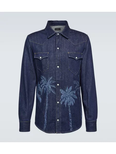 Cămașă Alanui cu imagine albastru