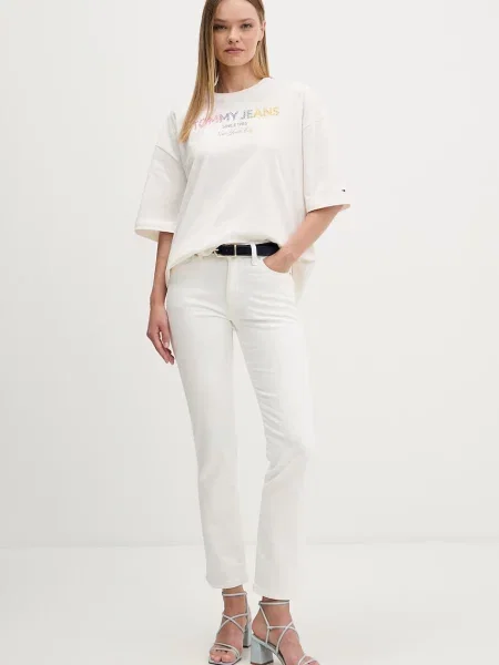 Tommy Jeans kratka majica bež