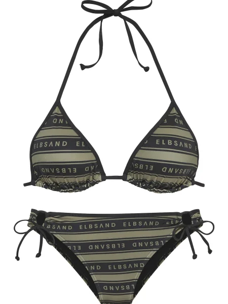 Elbsand Costum de baie două piese oliv negru