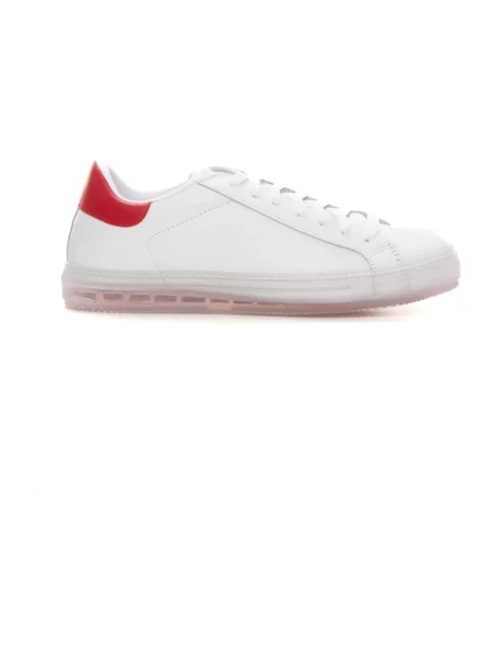 Sneakersy Kiton skórzane białe