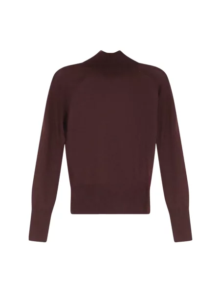 Sweter z golfem Joseph z kaszmiru brązowy