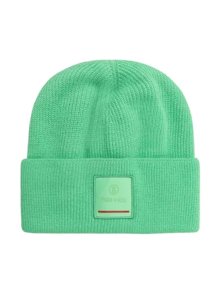 BOGNER Fire+Ice czapka beanie z dodatkiem wełny TAREK zielona