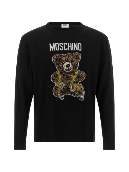 Ursuleț de pluș pulover Moschino negru