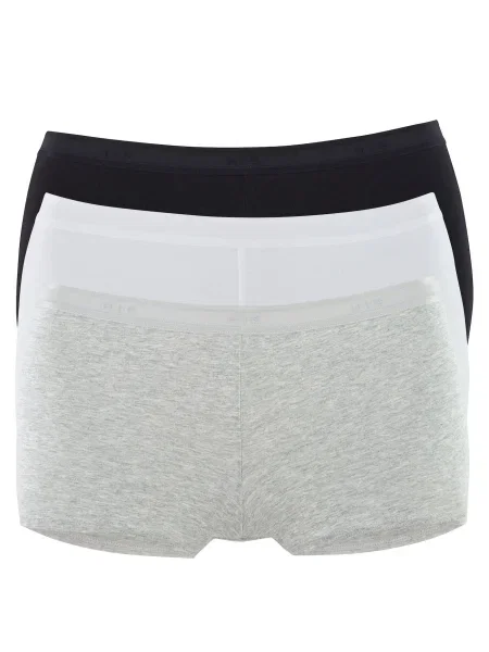 H.I.S Spodnje hlačke siva / črna bela