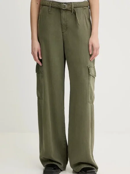 Hlače Levi's BAGGY DAD CARGO zelena