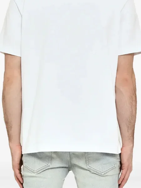 Tricou Purple Brand scurt alb
