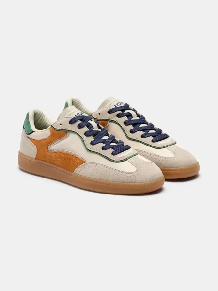 Hoff PARK MULTICOLOR sneakers pentru bărbați din piele întoarsă bej