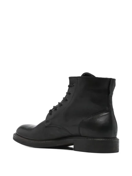 Botine Leqarant cu șireturi din dantelă negru
