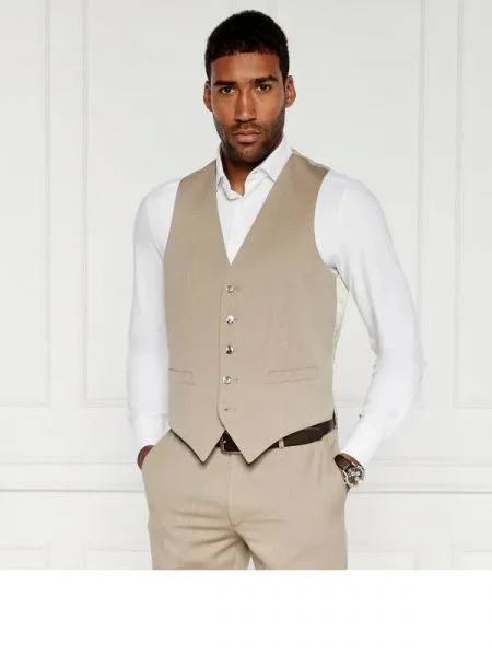 Oscar Jacobson De lână vestă Carlo bej