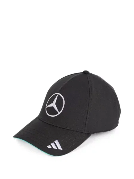 Șapcă Adidas cu bretele cu dungi cu imagine negru