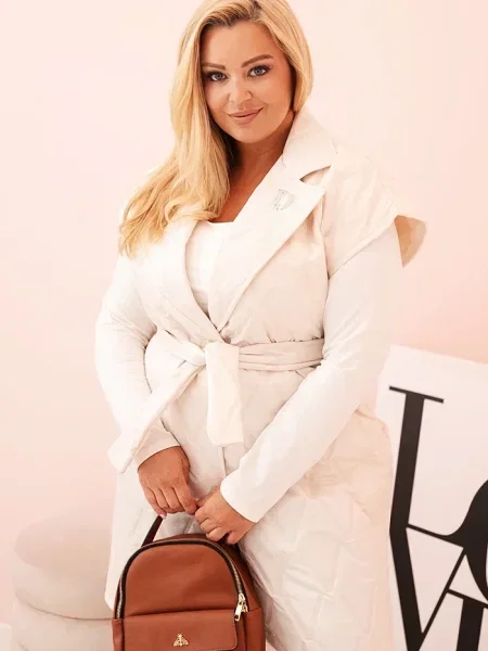 Vestă Kesi Włoski alb