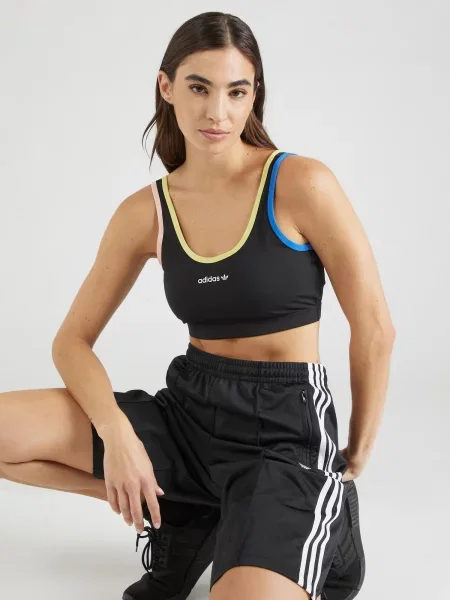 Športová podprsenka adidas Originals Linear čierna