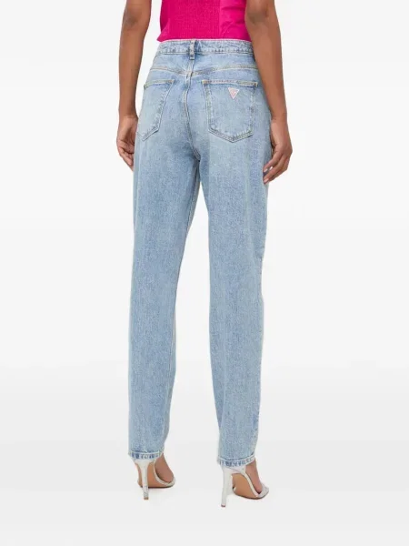 Blugi Guess cu 5 buzunare albastru