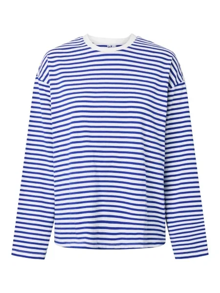 PIECES Tricou PCSadie albastru alb