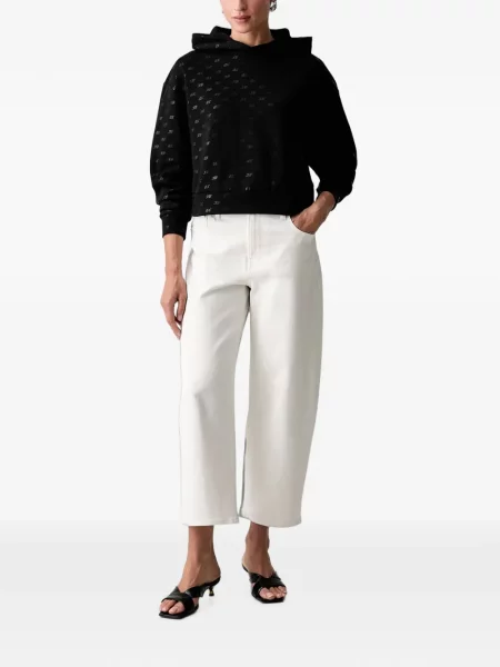 Hanorac cu glugă Armani Exchange negru