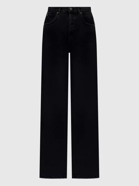 Джинси з патчем логотипа Twinset чорні