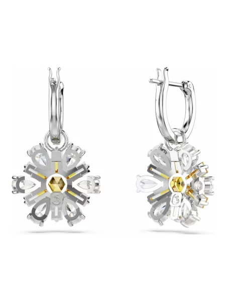 Kolczyki Swarovski szare