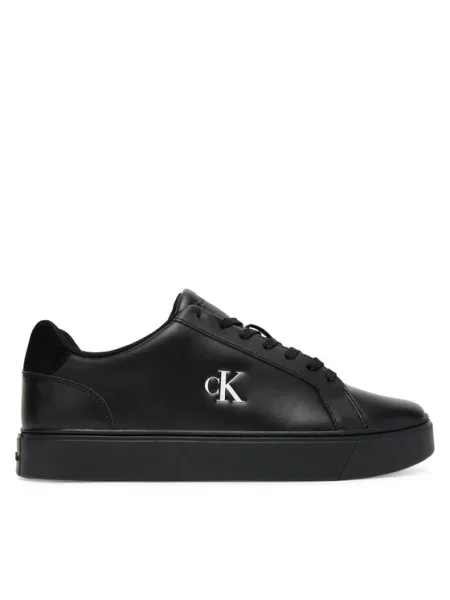 Кожени маратонки Calvin Klein CLASSIC CUPSOLE LACEUP LTH мъжки черно