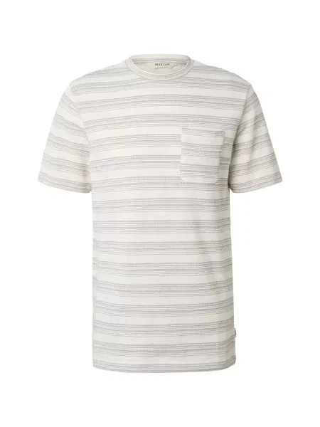 INDICODE JEANS Tricou Scotland mov liliachiu / natural alb
