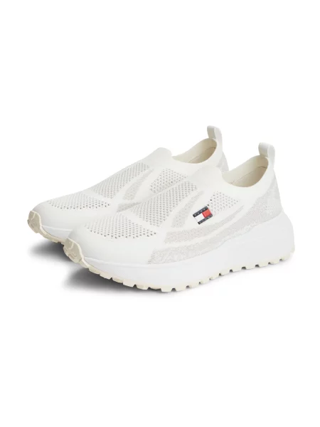 Tommy Jeans Teniși natural alb