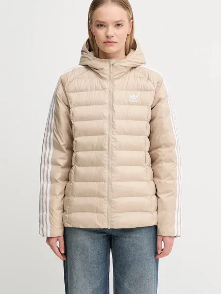 Μπουφάν adidas Originals Slim Jacket μπεζ