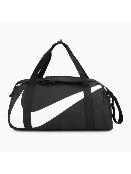 Geantă de antrenament pentru copii Nike Gym Club 25 l black/black/white alb