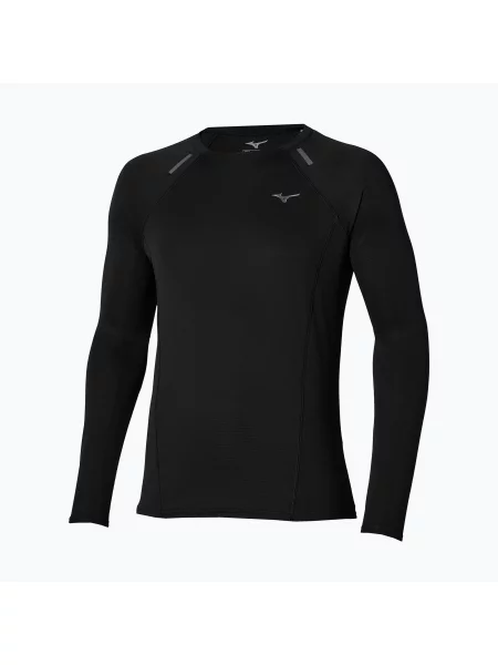 Tricou cu mânecă lungă Mizuno alergare negru