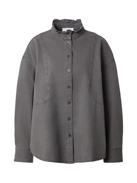 & Other Stories Bluză denim gri