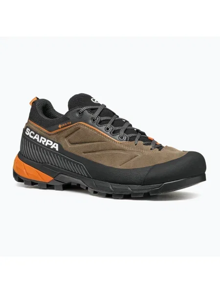 Pantofi de abordare pentru bărbați SCARPA Rapid Xt Gtx caribou / rust orange portocaliu