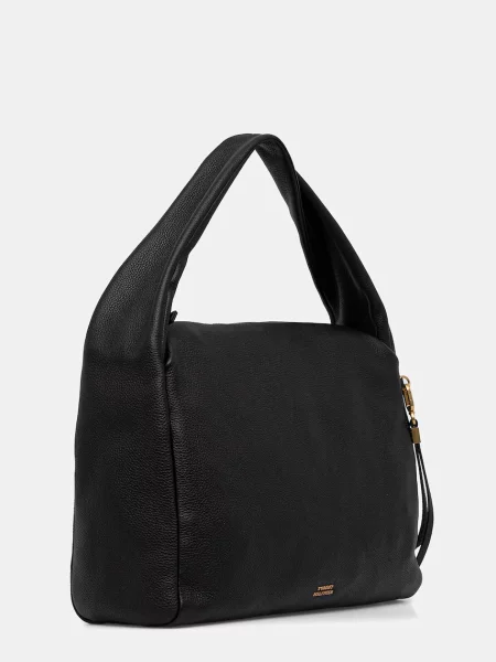 Geanta de piele Tommy Hilfiger din piele negru
