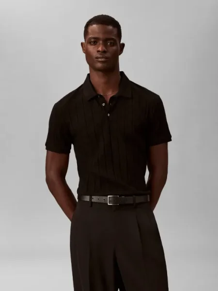 Calvin Klein Tricou polo negru