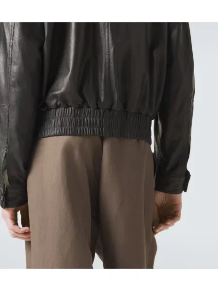 Geanta de piele Giorgio Armani negru
