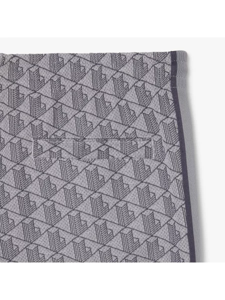 Lacoste Spodnie Dresowe Z Monogramem Paris Jasnoszare szary
