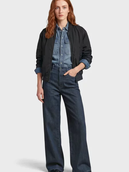 Широкі джинси G-star Raw сині