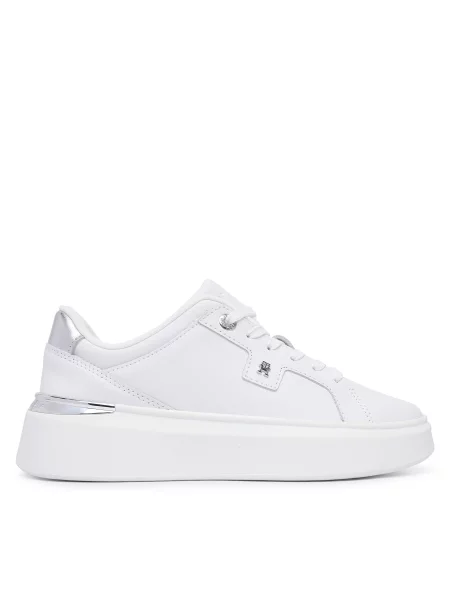 Sneakers Tommy Hilfiger Th Platform Chic Sneaker alb