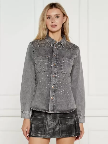 One Teaspoon De blugi cămașă gri