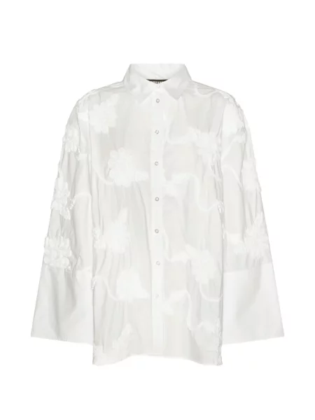 Cămașă Rotate Birger Christensen cu model floral alb